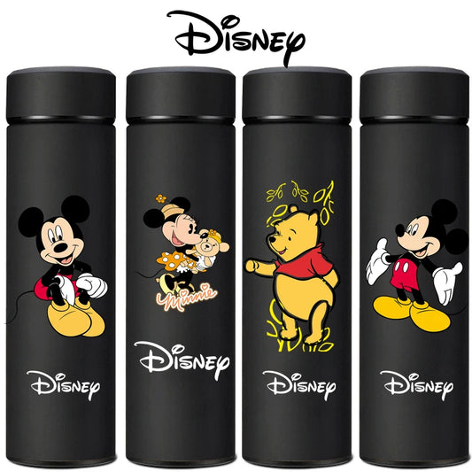 Disney Mickey Minnie Stainless Steel Thermos Cup 304 Water Cup Men and Women Tea Separation Large Capacity Children Thermos Cup