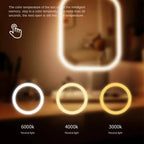 Miroir LED 3 Couleurs Rechargeable