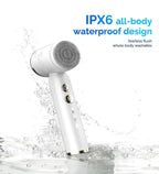 6 in 1 Electric Cleansing Brush Ultrasonic Facial Cleaner Rotating Cleansing Face Deep Cleansing Exfoliation & Gentle Skincare