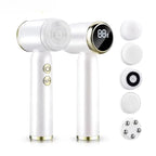 6 in 1 Electric Cleansing Brush Ultrasonic Facial Cleaner Rotating Cleansing Face Deep Cleansing Exfoliation & Gentle Skincare