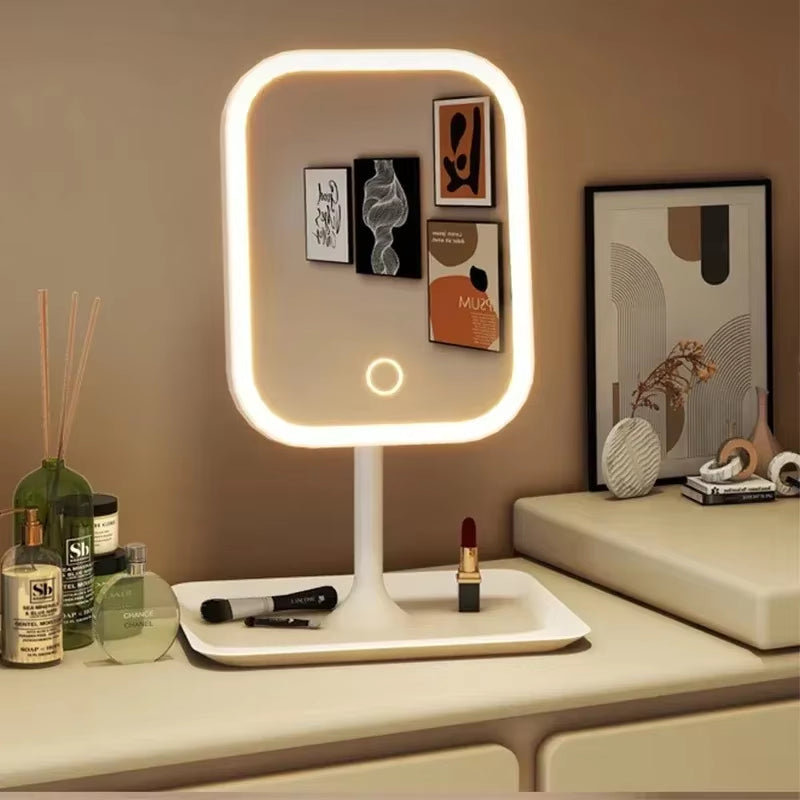 Miroir LED 3 Couleurs Rechargeable