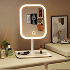 Miroir LED 3 Couleurs Rechargeable