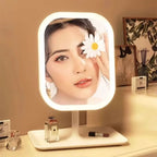 Miroir LED 3 Couleurs Rechargeable